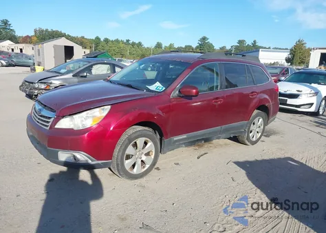 2012 Subaru Outback 2.5I Premium из США, поврежденный, VIN 4S4BRBCC6C3200265